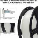 FLASHFORGE PLA Filament 1.75mm, 3D Printer Filament 1kg (2.2lbs) Spool, Dimensional Accuracy +/- 0.02mm, 3D Printing Filament Easy to Use and Fits for Most FDM 3D Printers (Natural)