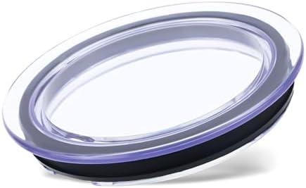 Milk Frother Lid for Nespresso Aeroccino 3 3R, Clear Milk Frother Lid Cover Seal Milk Frother Replacement Parts 93271 Fits for Nespresso 3593 3594