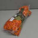 2 x 6 Bundles Silk Geraniums Artificial Flowers for Outdoors, UV Resistant Faux Plants Realistic for Garden Patio Porch Window Box Home Indoor Outdoor Decor (6, Orange-red)