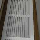 24"Wx6"H Duct Opening Return Air Grille,Air Return Vent Cover Grill for Sidewall and Ceiling,Solid Steel AC Vent Cover HVAC Cold Air Intake Grille Without Filter House,Outer Dimension:25.75WX7.75"H