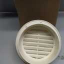 Through-the-Wall Ventilation Fan Exhaust Fan White Cover 6-inch Diameter Vent with 11.8 inch Length 180 CFM