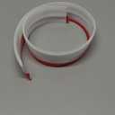 Door Draft Stopper Under Door Air Baffle Strip Soundproof Door Bottom Bottom Air Baffle(white)