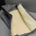 Navaris Cat Scratch Mat Sofa Protector - Natural Sisal Furniture Protector Scratching Pad for Cats - Scratch Carpet for Couch, Sofa, Chair (Dark Grey)