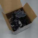 Acellegic 12 Pack Cat-Shaped Magnetic Chip Clips Cute Black Cat Food Bag Clips Funny Magnets for Snack or for Use on The Fridge, Kitchen Organization and Home Use, Remove Protective Film