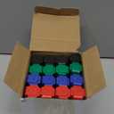 Fuutreo 16 Pcs Jumbo Size Permanent Markers Bulk Large Chisel Tip Permanent Markers Thick Waterproof Jumbo Pens Set Huge Poster Supplies(Multicolor)