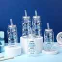 Vesici 24 Pcs Dental Assistants Week Gift 14.2oz Thank You Gifts Tumbler with Lid and Straw Dental Assistants Appreciation Party Favors Decorations Plastic Reusable Tumbler for Women Men Coworker