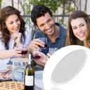 Boao 12 Pieces Stainless Steel Drink Covers Wine Glass Keeps Debris out Cup Drink Wine Glass Lid Mesh Ventilated Discs for Beverage Cover Outdoors Ventilation Reducing Splashing