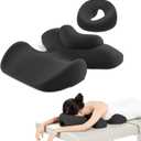Prone Massage Pillow, a Chest and face Support Sleep Pillow, is Suitable for Massage, SPA and Sleep. It Comes with a Removable and Washable Cover, a Non-Slip Bottom (Dark Grey)
