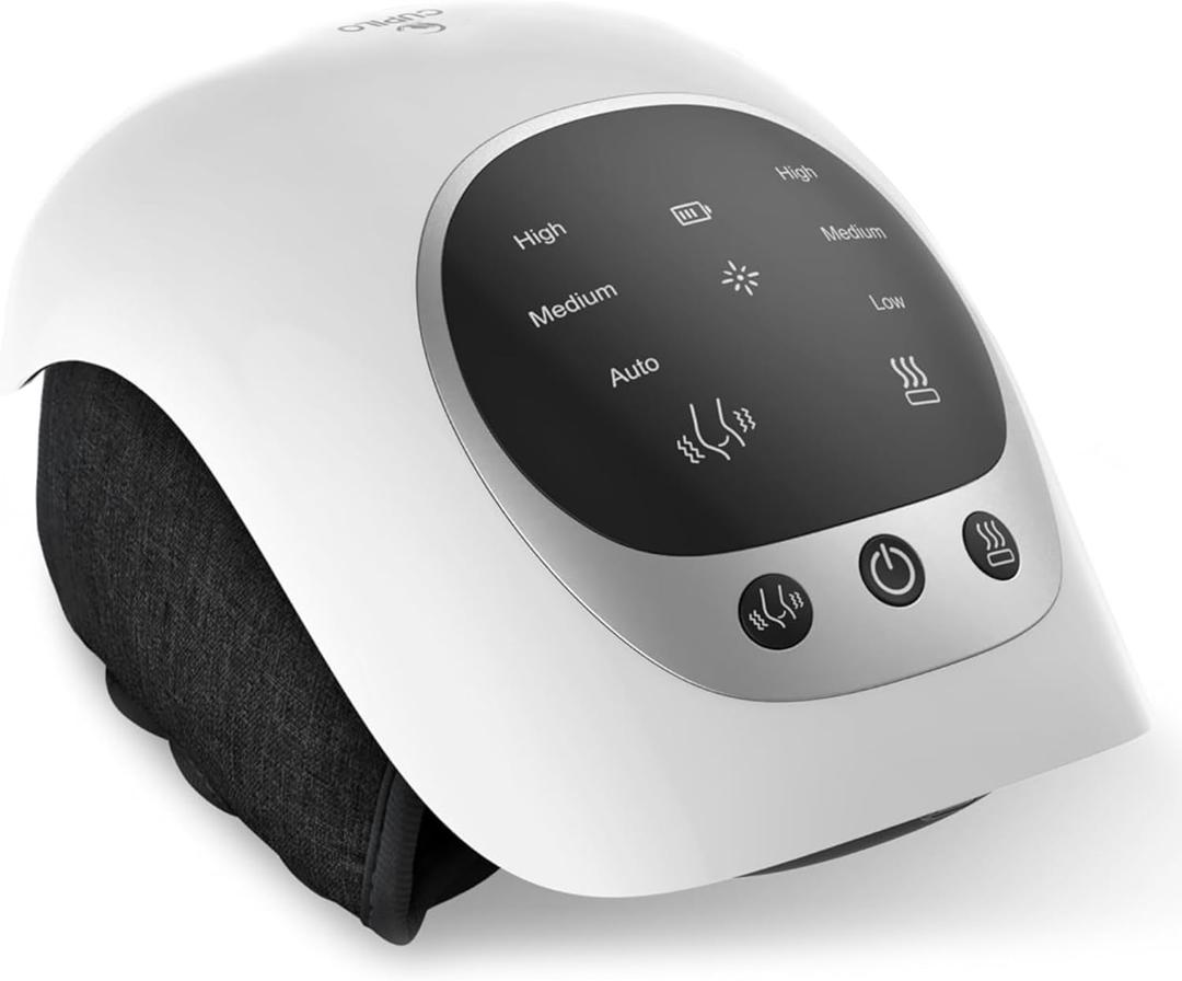 CuPiLo FSA Eligible Knee Massager with Heat and Red Light for Pain Relief, HSA Eligible Cordless Knee Massager with Vibration for Comfort & Relaxation, Gift for Mom, Dad, Grandma & Grandpa, Seniors