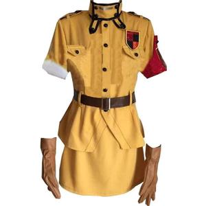Anime Womens Costume Dress Cosplay Yellow Version Dress Costume Outfit Halloween Size L