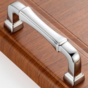 10 Pack 3 Inch Polished Chrome Cabinet Pulls Chrome Cabinet Handles Chrome Drawer Pulls 3175 Cabinet Hardware for Kitchen Cabinets Drawers Bedroom Dresser Bathroom Vanity