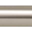 Ivilon Adjustable Window Curtain Rod - Heavy-Duty, Ideal for Living Room, Bedroom - Easy Install, Satin Nickel 16-28 Inch