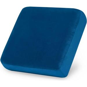 hyha Velvet Couch Cushion Covers, Soft Sofa Seat Covers for sectional Cushion Couch Washable, Magic Sofa Slipcover with Elastic Bottom, Non-Slip Furniture Protector for Pets, Kid(Small, Royal Blue)