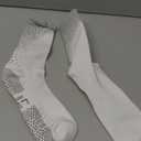 LUX Sports ProCleat Performance Grip Socks GripArray - Athletic Socks for Performance Sports - Grip Socks for Men and Women (One Size, White)