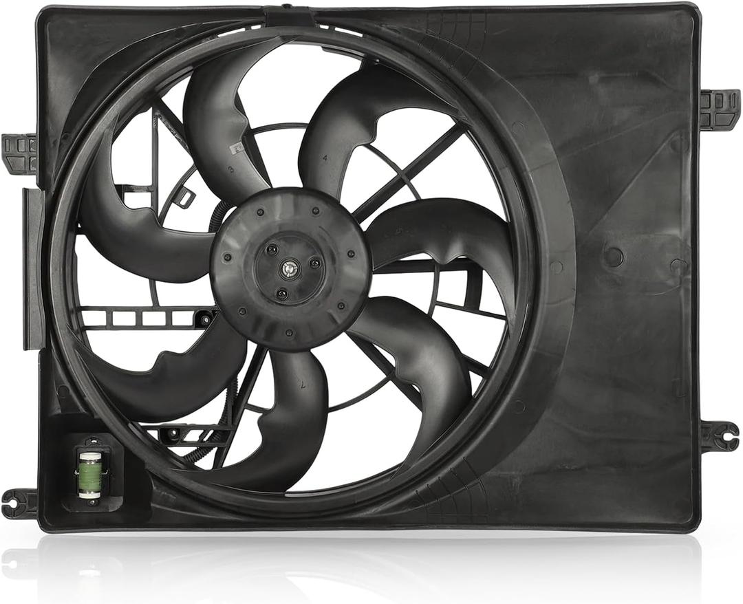 SCITOO 624620 Radiator Cooling Fan Assembly for Hyundai & Kia Model