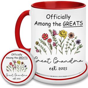 Great Grandma 2025 Mug - Christmas Gift For Great Grandma - Grandma 2025 Mug - New Grandma Gifts - Grandma To Be Gifts - First Time Grandma 2025 Gifts - Grandma Pregnancy Announcement