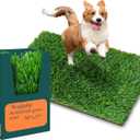 Washable Artificial Grass DogPotty Pad -Durable Fake Grass Pee Pad,Reusable Indoor/Outdoor Puppy TrainingMat for Dogs & Small Pets, Artificial GrassDoormat (30x17Pack of 1)