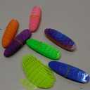 Fidget Worm Toy 7 PCS - Sensory Slug Fidget Toy,Multicolor Stress Relief Fidget Toys,Resistance Fidget Toys,Anxiety Relief Toys for Kids & Adults,Elastic Mesh Toys (7 Colors Packing)