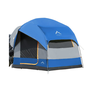 SUV Tent for Camping, Waterproof PU3000mm Spacious Double Layer Design for 5-8 Person, Includes Rainfly and Storage Bag, 8FT L x 8FT W x 7.2FT H