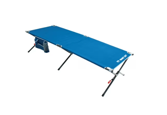 Rio Gear Foldable Polyester Camping Cot, Blue