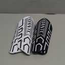Shin Guards - Soccer Shin Guards with Cushion Protection for Kids/Adults (Medium, Black and Whtie,Shin Pads 2 Pairs)