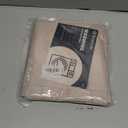 Waterproof Fabric Shower Curtain Liner Khaki with 3 Extra-Large Magnets, 72 x 72 inch Washable Brown Cloth Shower Liner Hotel Quality, Earth Tone Lightweight Shower Curtains for Bathroom