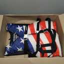 Sportstuff Type III Life Jacket US Coast Guard Approved Open Sides with 3 Body Belts & Buckles Quick Dry Fabric, Secure Fit, Comfortable Stars & Stripes, Adult