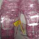 Toddler Sandals Jelly Shoes Girls Unisex Boy Flat Retro Slides Clear Kids Water Slippers Slingback Summer Beach Size 8 Adjustable Buckle Glitter Dress Soft (7 Women/6 Men, Adult Clear Pink)