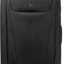 Travelpro Maxlite 5 Softside Expandable Luggage with 4 Spinner Wheels, Lightweight Suitcase, Men and Women, Black, Checked-Large 29-Inch