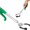 Heavy Duty Aluminum Grabber Reacher Tool 15.74In Long Arm Claw for Trash Pickup Mobility Aid Indoor Outdoor Use
