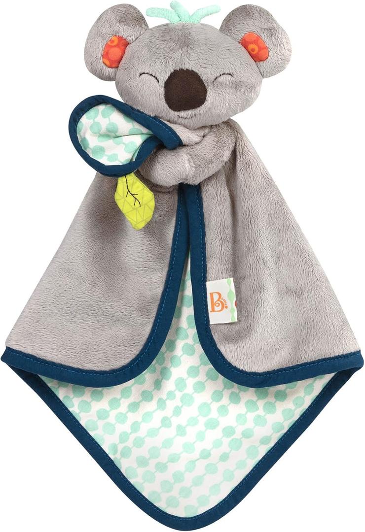 B. toys  Koala Lovey  Plush Security Blanket  Stuffed Animal for Babies  Soft Baby Blankie  Newborn, 0 Snugglies  Fluffy Koko