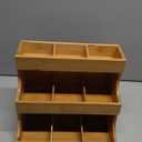 Theodore Tea Bag Organizer Wooden Tea Organizer and Storage for Home, Kitchen, Office 180 Tea Bag Holder - Vertical Display Tea Box. Also for Coffee Pods, Sugar, Sweeteners and Creamers.