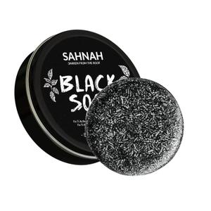 Black Soap for Gray Hair for Men Women Fo-Ti Natural Gray Coverage & Darkening Moisturizing Scalp Care Travel-Friendly Tin 1Pcs