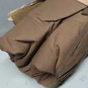 Mud River Brown Two Barrel Double Seat Cover, Size: X-Large
