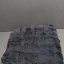 Faux Fur Couch Cover, Soft Warm Plush Sofa Couch Cover, Non Slip Sectional Sofa Slipcovers for L Shaped, Washable Furniture Protector for Kids, Dogs(Dark Gray, 36"x 94")