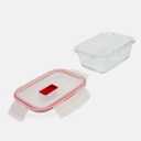 Masterchef Rectangular Glass Dish With Locking Lid
