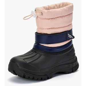 Azooken Kid's Snow Boots Winter Waterproof Slip Resistant Cold Weather Shoes(Little Kid/Big Kid), Size 3