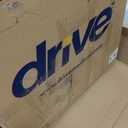 Drive Medical Blue Streak Lightweight Wheelchair - Portable Folding Mobility Aid - Swing-Away Footrests - Desk Arms - Durable Steel Frame - Easy Transport & Storage - 18-Inch Seat