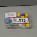 Sieral 40 Pcs Mini Balloon Cake Toppers Colorful Rainbow Cake Topper Round Clay Balls Cupcake Toppers for Birthday Baby Shower Wedding Party Decorations(Rainbow Color)