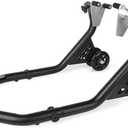 Motorcycle Front Wheel Paddock Stand, Black Color, 500Lbs Capacity, with V Shaped Support, Easy to Lift and Install for Motorcycles, Yamaha, Suzuki, Ducati, Honda, BMW, etc