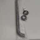 24 Inch Shower Grab Bar w/Anti Slip Rubber Grip, Munzong Black Stainless Steel Bathroom Grab Bar, Bathroom Balance Bar, Safety Handrail Support, Handicap Injury Elderly Senior Assist Bath Handle