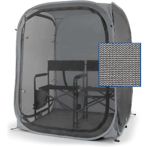 WeatherPod The Original Shark Tank MyPod Mesh 1-2 Person Pop-Up Screen Pod - Keeps Out Bugs, Mosquitos, and Harmful UV Rays - UPF 50 for Maximum Protection from The Sun (Silver)