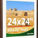 24x24 Frame, Distressed Farmhouse Wood Texture Picture Frame