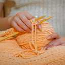 4 Skeins Fluffy Chenille Yarn for Crocheting - Chunky Velvet Yarn for Scarves Shawls, Baby Blankets, Hats Plush Toys, Plush Yarns Each Skein 49.2yd, 3.5oz (Dark Gray)