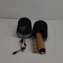 Lynnoland   Set of 2 Touch Control Table Lamps with 2 USB & AC Outlet, 3-Way Dimmable Bedside Nightstand Lamps for Bedroom Living Room Nursery, 800 Lumens 5000K Daylight Bulbs Included (Black & Brushed Nickel(Base)-Two 5000K Bulbs Included)