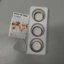 3 Pack Ring Cover Compatible with Oura Ring Gen 4/Gen 3 Horizon/Heritage, Upgraded Anti-Scratch TPU Protector for Men Women, NOT for Oura Ring 4 Ceramic (Size 7, Gold+AntiqueGold+RoseGold)