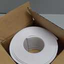 Vinyl Baseboard Molding Trim 4 Inch x 20 Feet Peel and Stick Baseboard Trim Flexible PVC Cove Base Moulding Self-Adhesive Trim for Garage Bathroom Cabinet Floor Walls, White