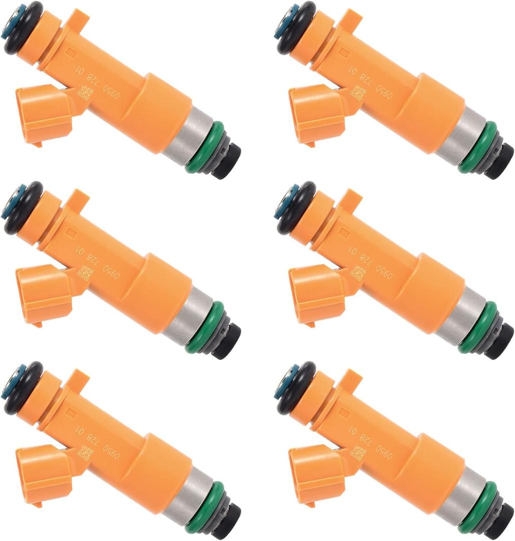 16600-EY00A 3.7L VQ37VHR Engine Fuel Injectors,Compatible with/Infiniti 3.7 G37 2008-2013, QX50 2014-2017, M37 2011-2013, QX70 2014-2017, Q70 2014-2019, |12 Holes| |Set of 6| 16600-EY00A 3.7L VQ37VHR Engine Fuel Injectors,Compatible with/Infiniti 3.7 G37 2008-2013, QX50 2014-2017, M37 2011-2013, QX70 2014-2017, Q70 2014-2019, |12 Holes| |Set of 6|