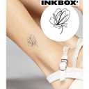 Inkbox Temporary Tattoos, Semi-Permanent Tattoo, One Premium Easy Long Lasting, Water-Resistant Temp Tattoo with For Now Ink - Lasts 1-2 Weeks, Reverent, 2 x 2 in
