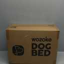 Orthopedic Waterproof Large Dog Bed: Memory Foam Washable Dog Bed with Bolsters - XXL Orthopedic Removable Cover for Medium Large Sized Pet - Non-Slip Bottom - Coffee